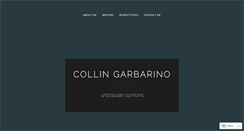 Desktop Screenshot of collingarbarino.com